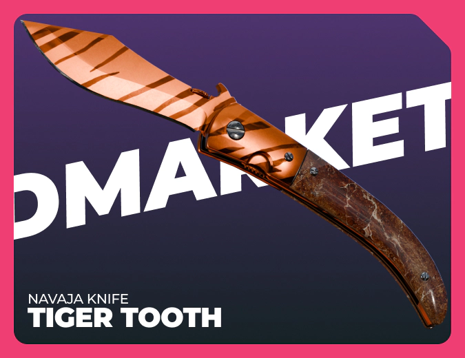 Navaja Knife Tiger Tooth